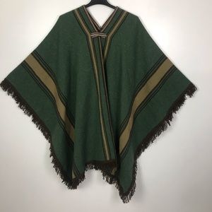 Poncho Bohemian Boho Hippie Handmade Tribal